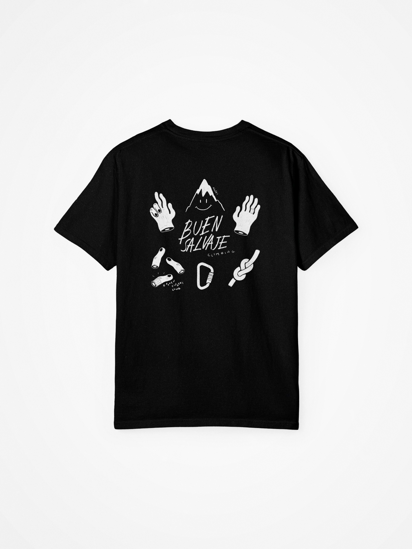 BuenSalvaje's broken fingers club Tee
