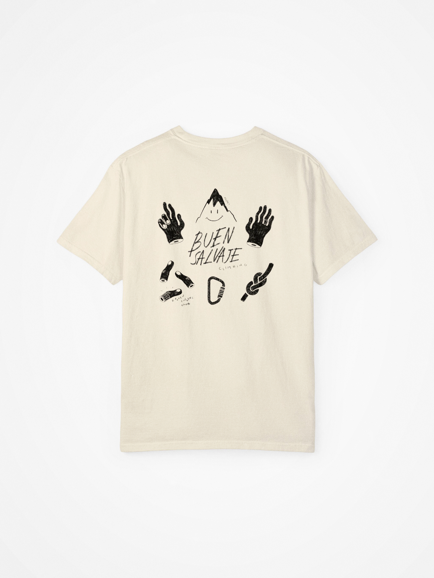 BuenSalvaje's broken fingers club Tee